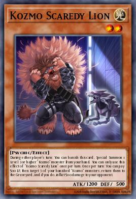 Kozmo Scaredy Lion - Art 1