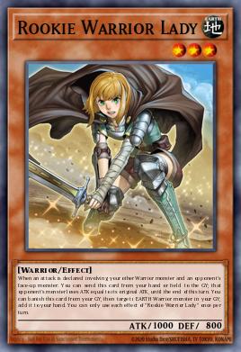 Rookie Warrior Lady - Art 1