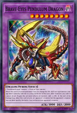 Brave-Eyes Pendulum Dragon - Art 1