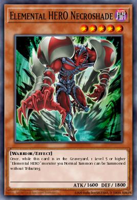 Elemental HERO Necroshade - Art 1