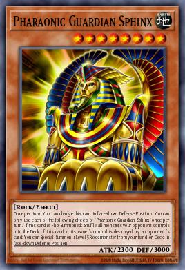 Pharaonic Guardian Sphinx - Art 1