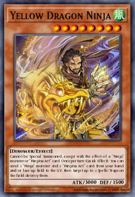 Yellow Dragon Ninja - Art 1