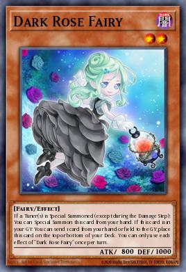 Dark Rose Fairy - Art 1