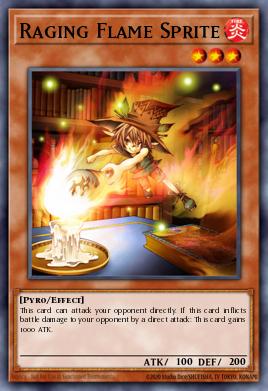 Raging Flame Sprite - Art 1