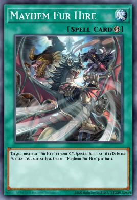 Mayhem Fur Hire - Art 1