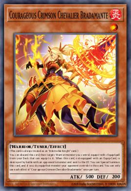 Courageous Crimson Chevalier Bradamante - Art 1