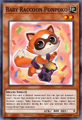 Baby Raccoon Ponpoko - Art 1