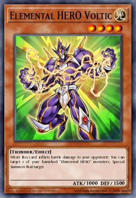Elemental HERO Voltic - Art 1