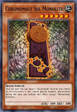 Chronomaly Sol Monolith - Art 1