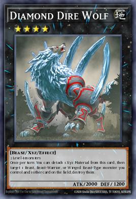 Diamond Dire Wolf - Art 1