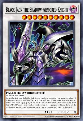 Black Jack the Shadow-Armored Knight - Art 1
