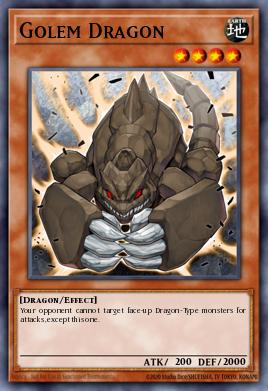Golem Dragon - Art 1