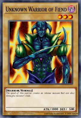 Unknown Warrior of Fiend - Art 1