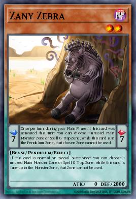 Zany Zebra - Art 1