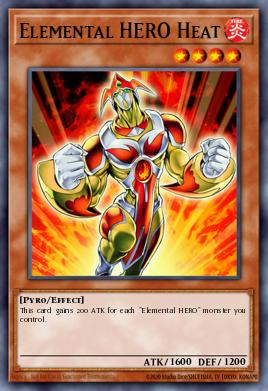 Elemental HERO Heat - Art 1