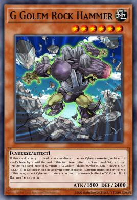 G Golem Rock Hammer - Art 1