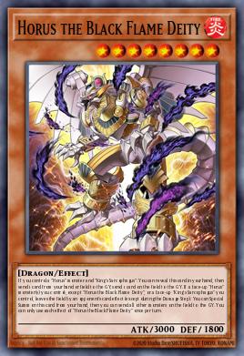 Horus the Black Flame Deity - Art 1
