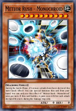 Meteor Rush - Monochroid - Art 1
