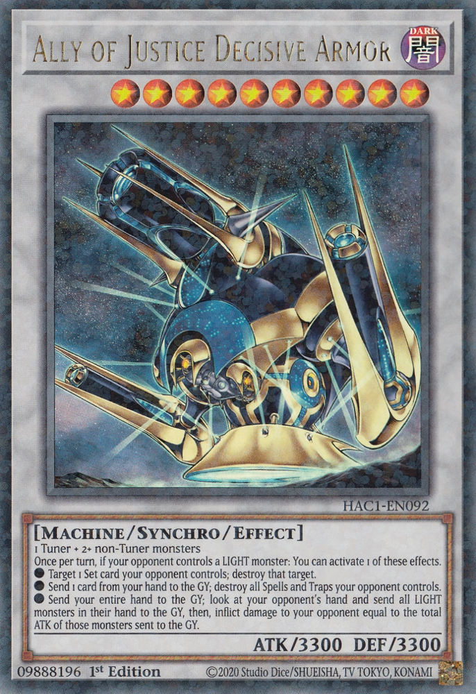 Ally of Justice Decisive Armor