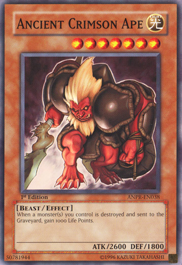 Ancient Crimson Ape