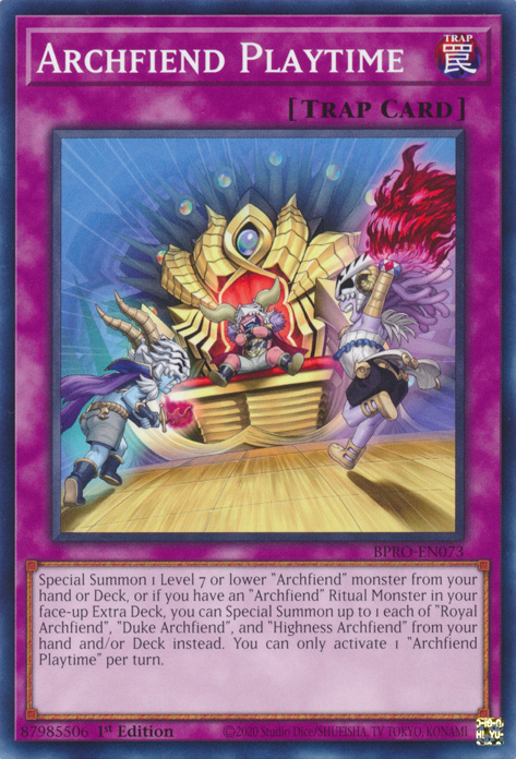 Archfiend Playtime