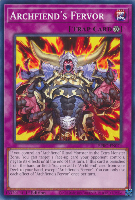 Archfiend's Fervor