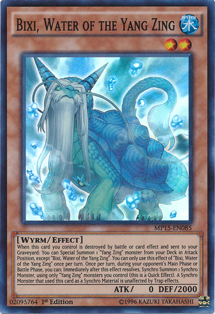 Bixi, Water of the Yang Zing