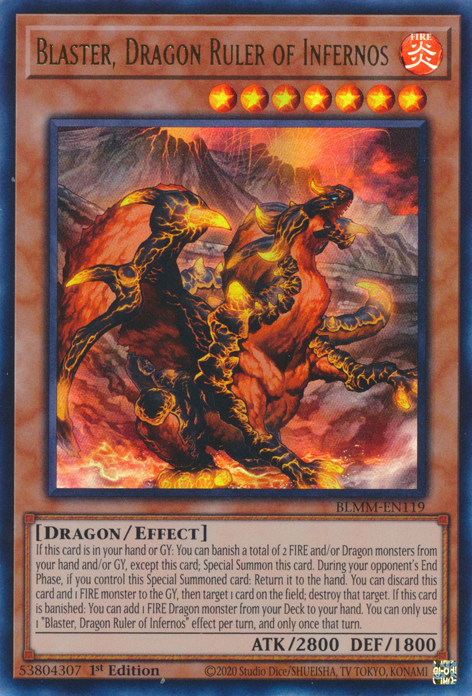 Blaster, Dragon Ruler of Infernos