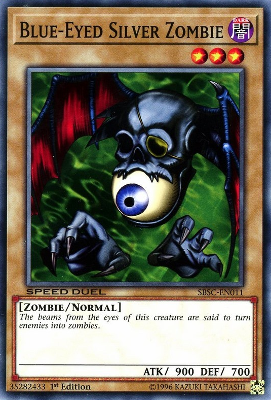 Blue-Eyed Silver Zombie