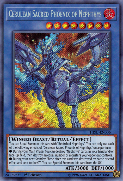 Cerulean Sacred Phoenix of Nephthys