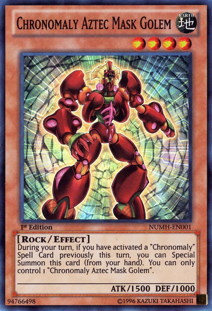 Chronomaly Aztec Mask Golem