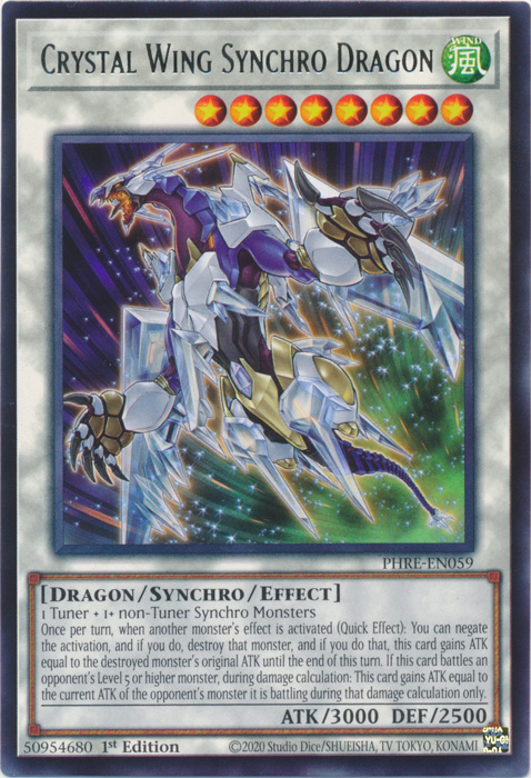 Crystal Wing Synchro Dragon