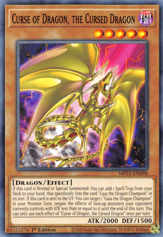 Curse of Dragon, the Cursed Dragon
