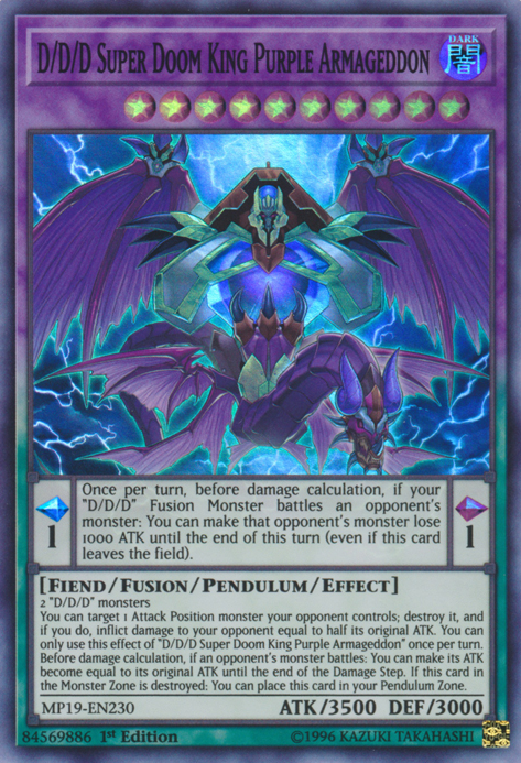 D/D/D Super Doom King Purple Armageddon