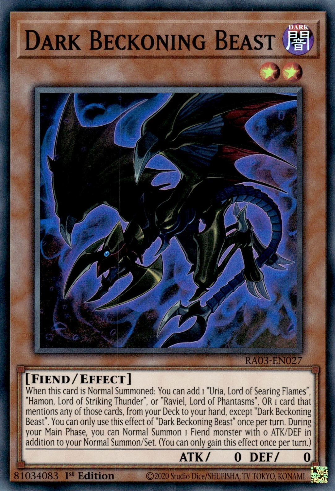 Dark Beckoning Beast
