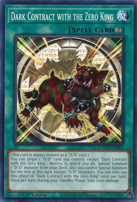 Dark Contract with the Zero King