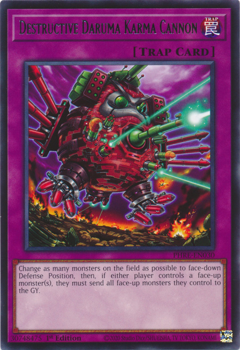 Destructive Daruma Karma Cannon