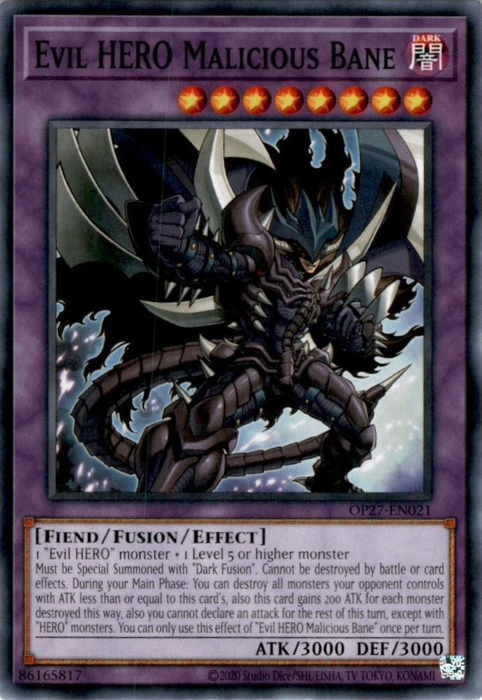 Evil HERO Malicious Bane