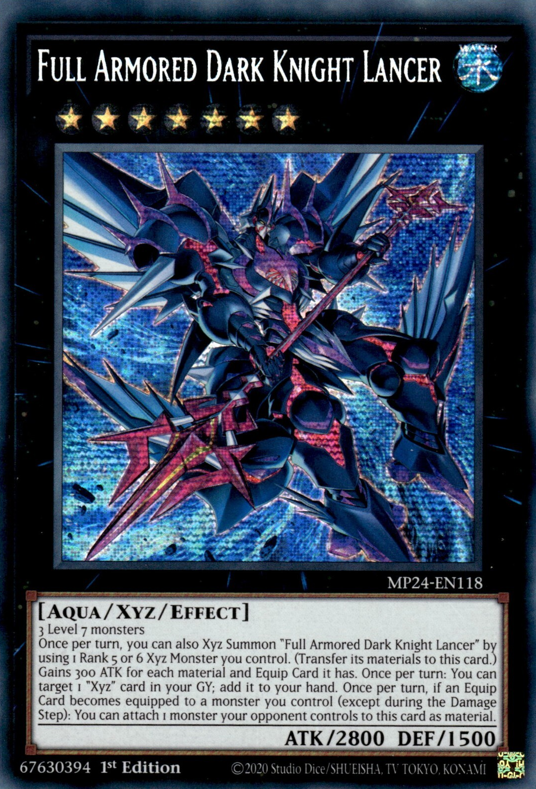 Full Armored Dark Knight Lancer