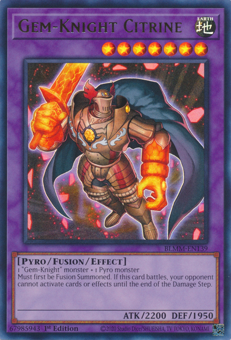 Gem-Knight Citrine