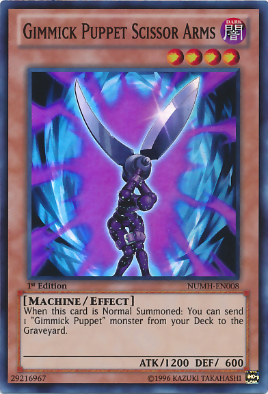 Gimmick Puppet Scissor Arms