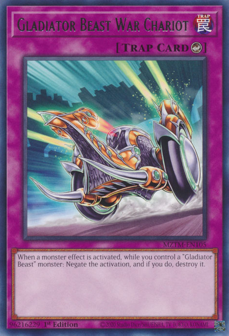 Gladiator Beast War Chariot