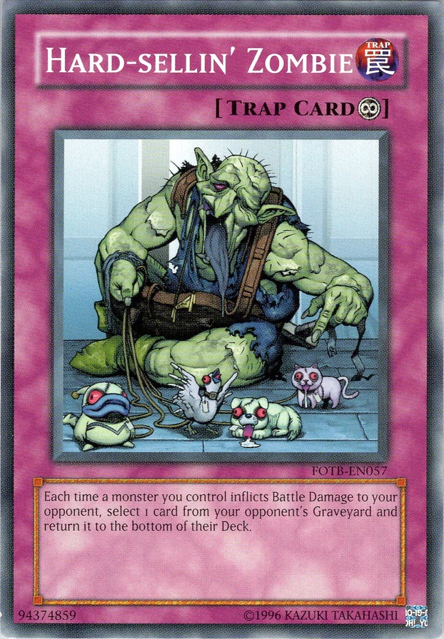 Hard-sellin' Zombie