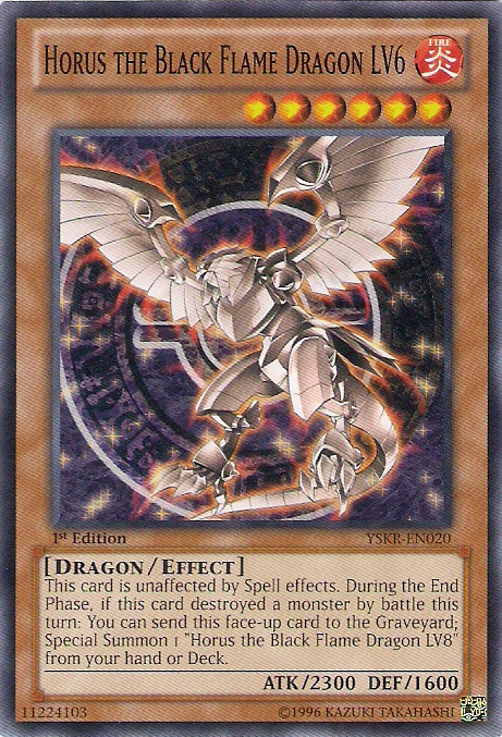 Horus the Black Flame Dragon LV6
