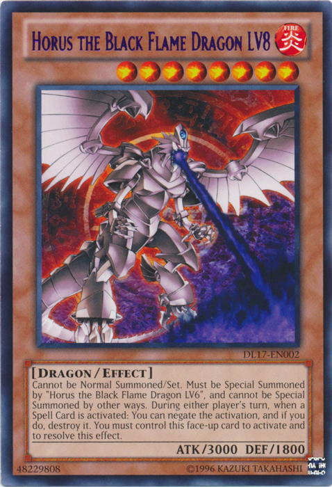 Horus the Black Flame Dragon LV8