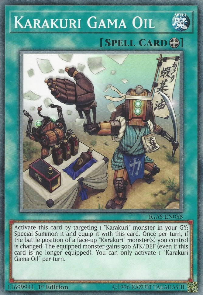 Karakuri Gama Oil