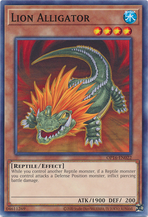 Lion Alligator