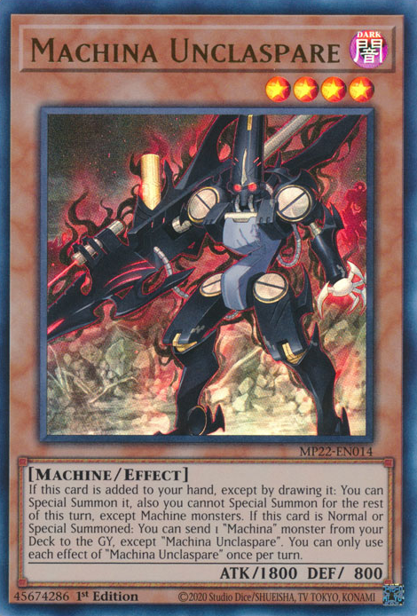 Machina Unclaspare