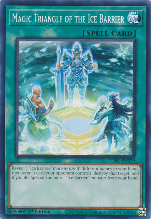 Magic Triangle of the Ice Barrier
