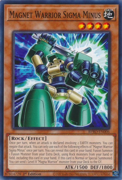 Magnet Warrior Sigma Minus